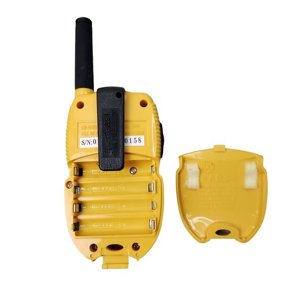 Vintage BellSouth Two-Way Communicator Radios Model 1010 Yellow Walkie Talkies - Picture 7 of 11